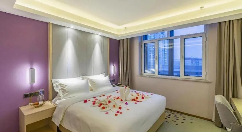 Bed in Lavande Hotel Beijing Daxing Airport Qingyuan Road Metro Station Joy City