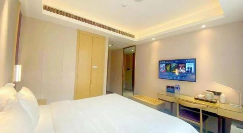 Bed in Lavande Hotel Beijing Daxing Airport Qingyuan Road Metro Station Joy City