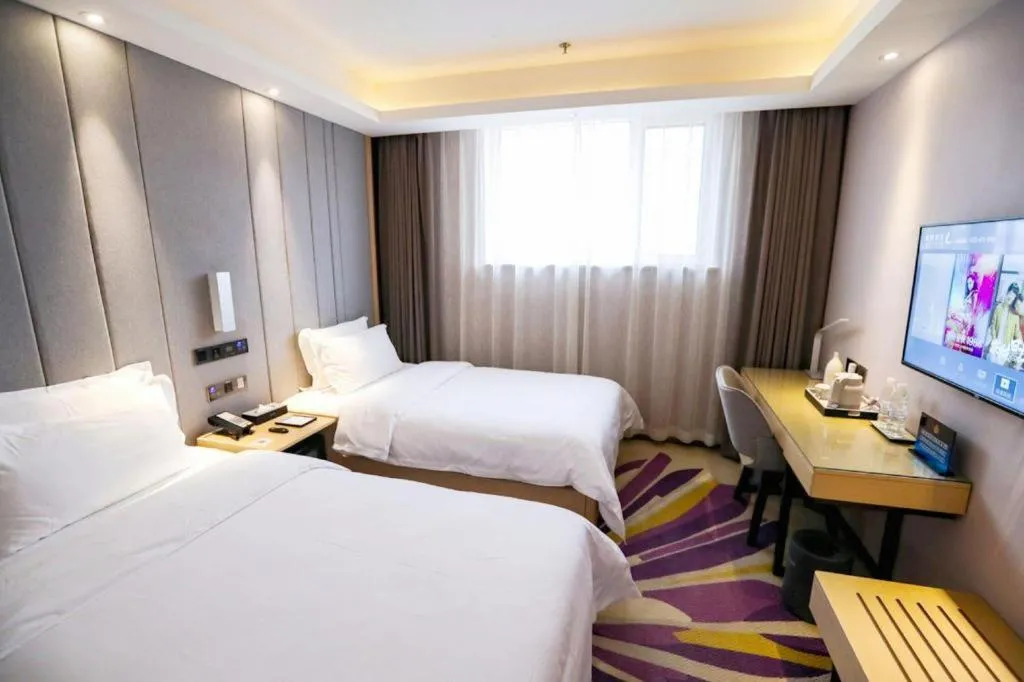 Bed in Lavande Hotel Beijing Daxing Airport Qingyuan Road Metro Station Joy City