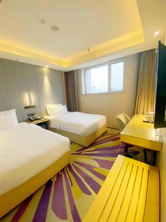 Bed in Lavande Hotel Beijing Daxing Airport Qingyuan Road Metro Station Joy City