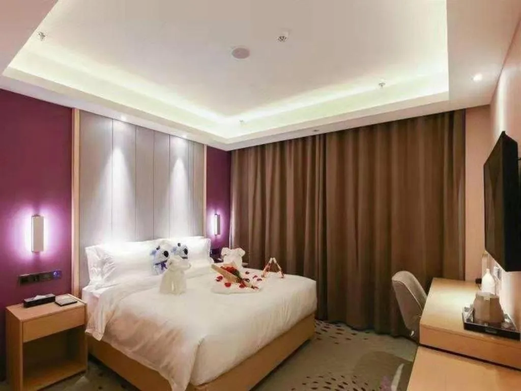 Bed in Lavande Hotel Beijing Daxing Airport Qingyuan Road Metro Station Joy City