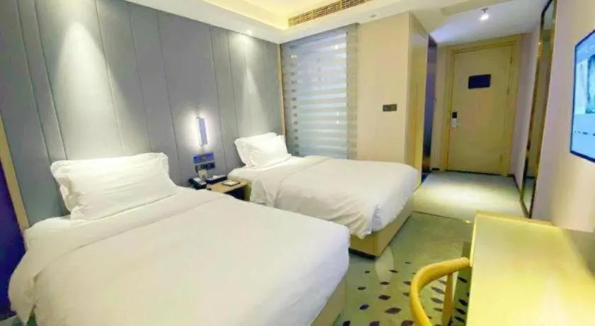Bed in Lavande Hotel Beijing Daxing Airport Qingyuan Road Metro Station Joy City