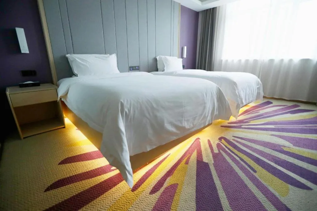 Bed in Lavande Hotel Beijing Daxing Airport Qingyuan Road Metro Station Joy City