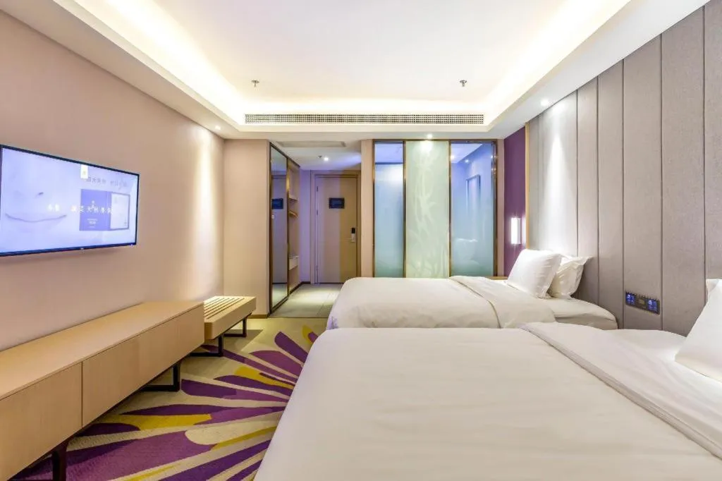 Bed in Lavande Hotel Beijing Daxing Airport Qingyuan Road Metro Station Joy City