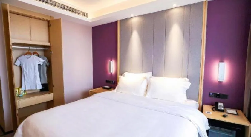 Bed in Lavande Hotel Beijing Daxing Airport Qingyuan Road Metro Station Joy City
