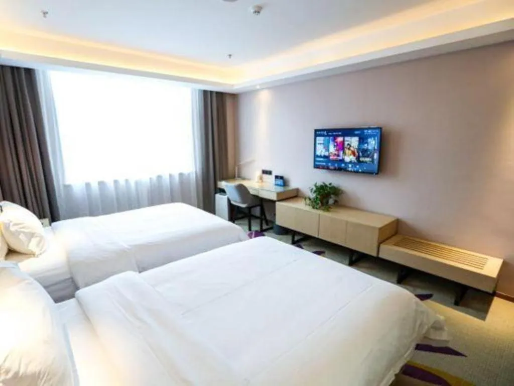 Bed in Lavande Hotel Beijing Daxing Airport Qingyuan Road Metro Station Joy City