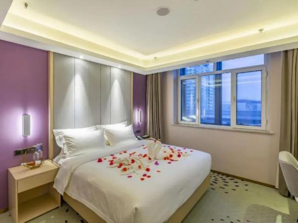 Bed in Lavande Hotel Beijing Daxing Airport Qingyuan Road Metro Station Joy City