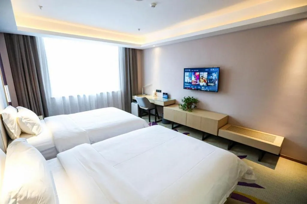 Bed in Lavande Hotel Beijing Daxing Airport Qingyuan Road Metro Station Joy City