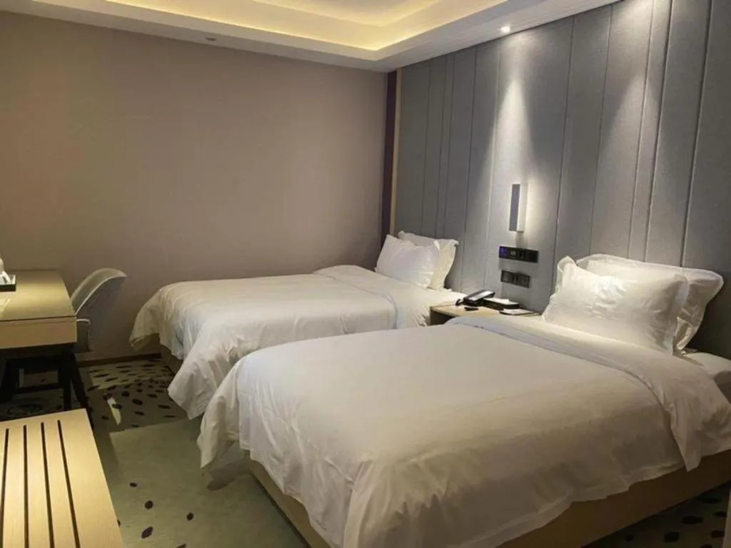 Bed in Lavande Hotel Beijing Daxing Airport Qingyuan Road Metro Station Joy City