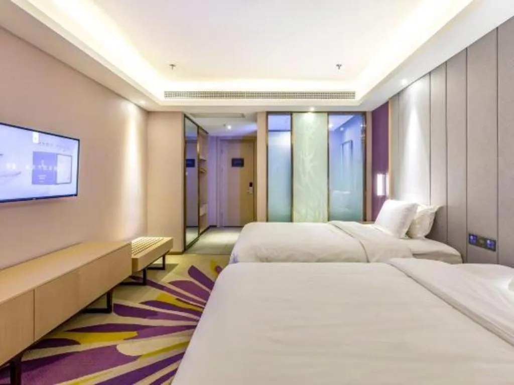 Bed in Lavande Hotel Beijing Daxing Airport Qingyuan Road Metro Station Joy City