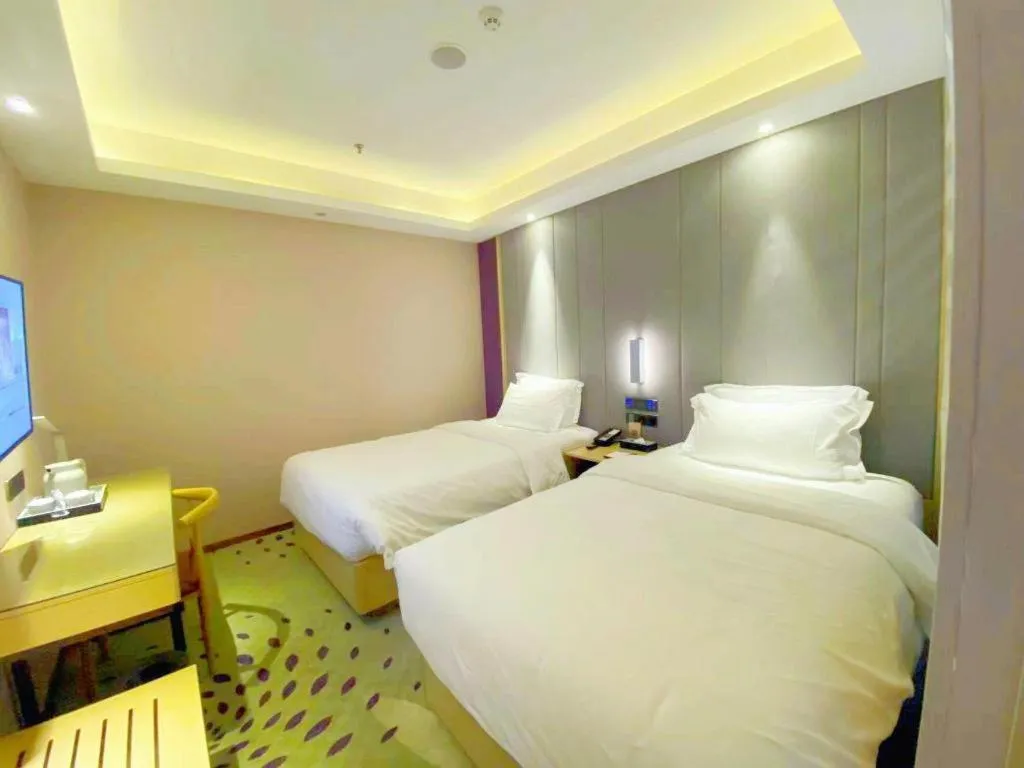 Bed in Lavande Hotel Beijing Daxing Airport Qingyuan Road Metro Station Joy City