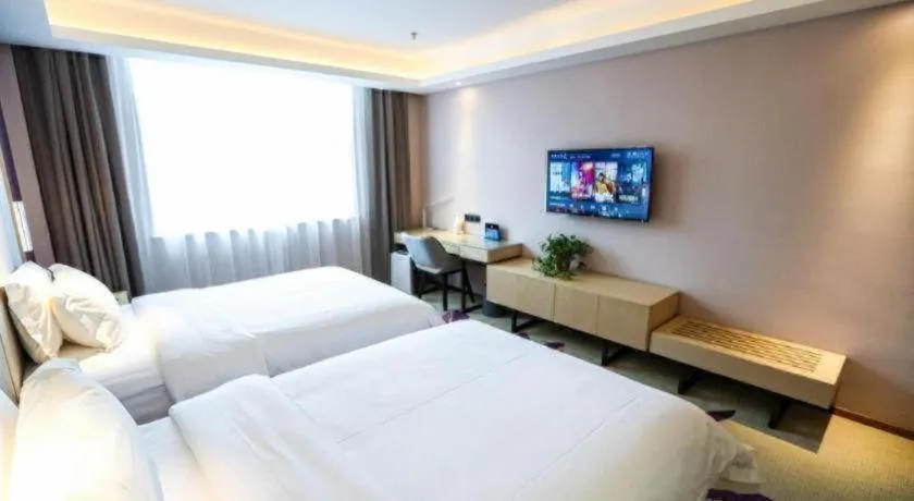 Bed in Lavande Hotel Beijing Daxing Airport Qingyuan Road Metro Station Joy City