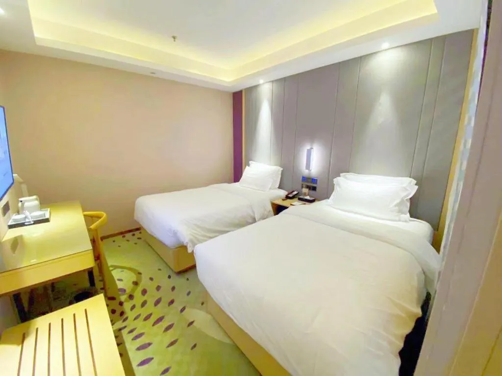 Bed in Lavande Hotel Beijing Daxing Airport Qingyuan Road Metro Station Joy City