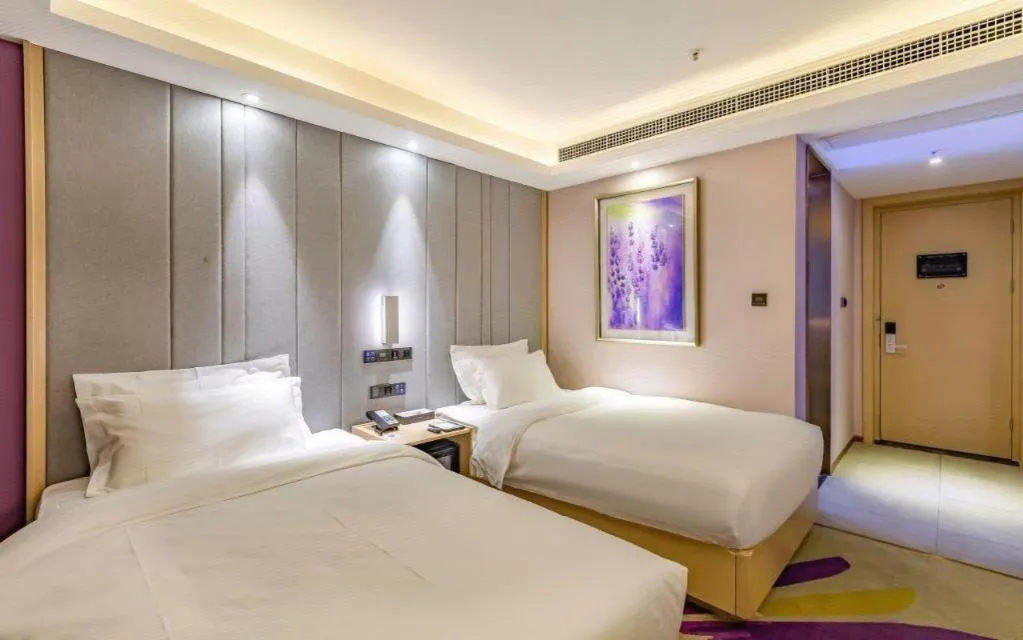 Bed in Lavande Hotel Beijing Daxing Airport Qingyuan Road Metro Station Joy City