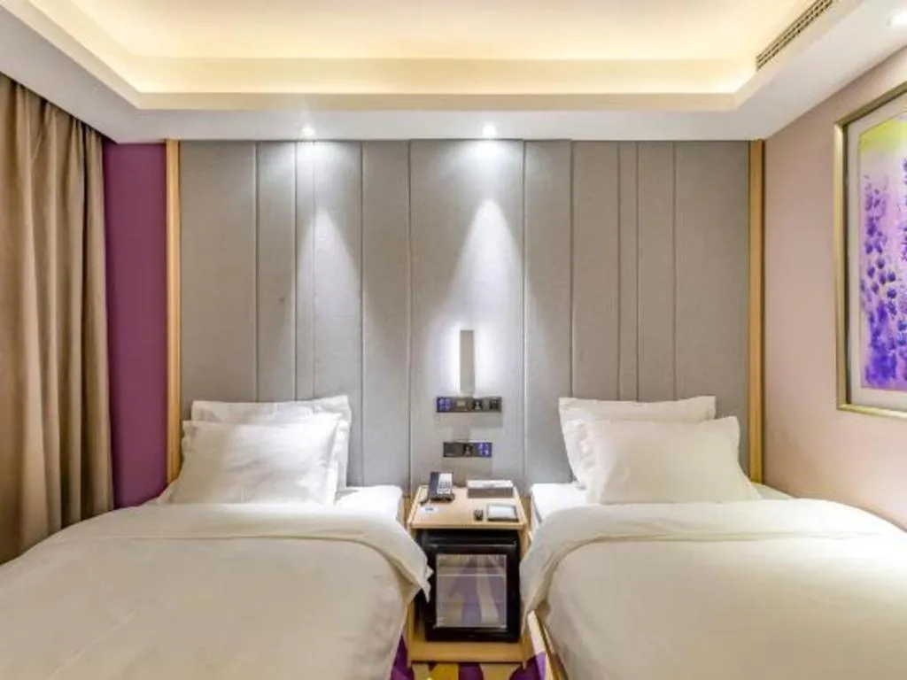 Bed in Lavande Hotel Beijing Daxing Airport Qingyuan Road Metro Station Joy City