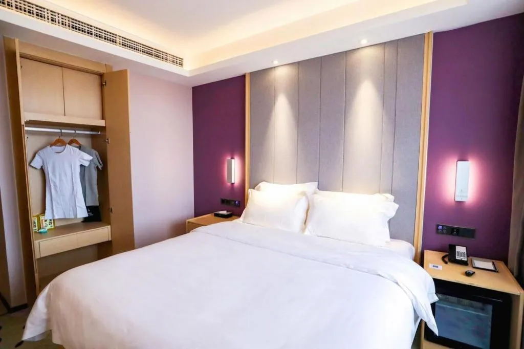 Bed in Lavande Hotel Beijing Daxing Airport Qingyuan Road Metro Station Joy City