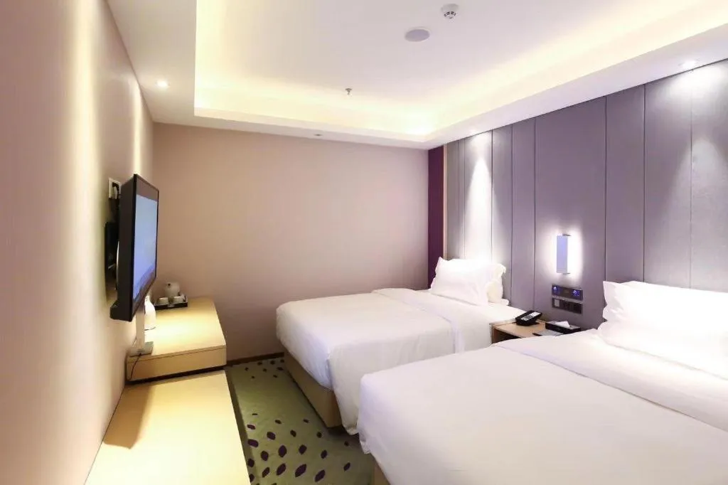 Bed in Lavande Hotel Beijing Daxing Airport Qingyuan Road Metro Station Joy City