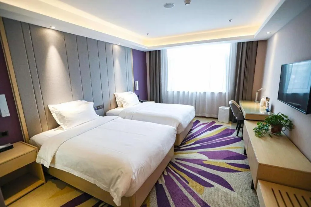 Bed in Lavande Hotel Beijing Daxing Airport Qingyuan Road Metro Station Joy City