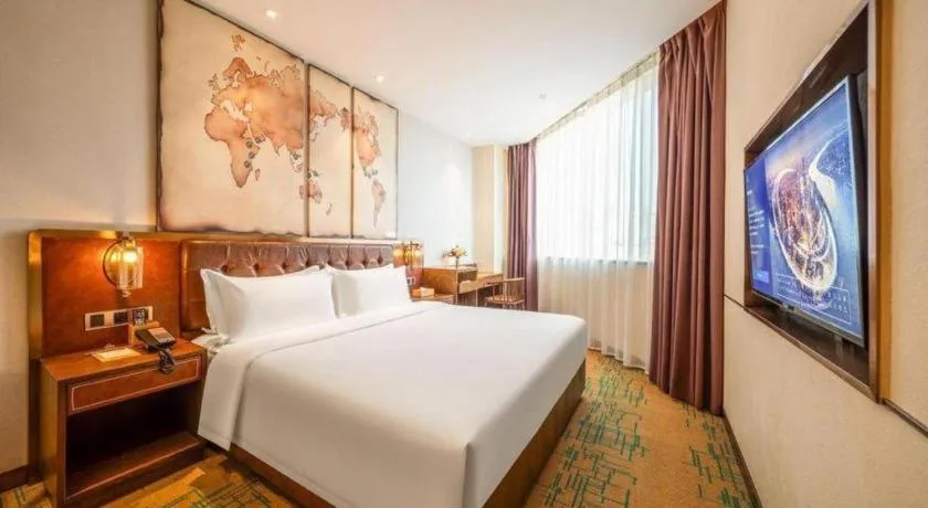 Bed in James Joyce Coffetel Chengdou Wuqing Wanda Plaza
