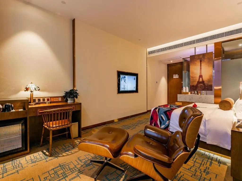 Bed in James Joyce Coffetel Chengdou Wuqing Wanda Plaza