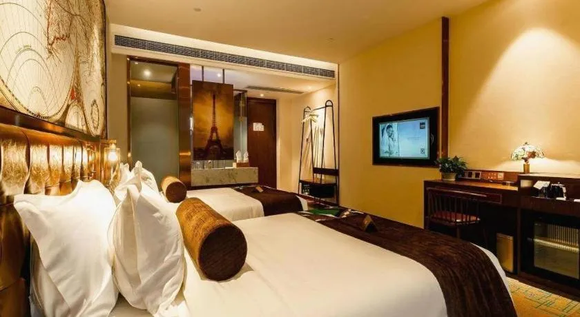 Bed in James Joyce Coffetel Chengdou Wuqing Wanda Plaza