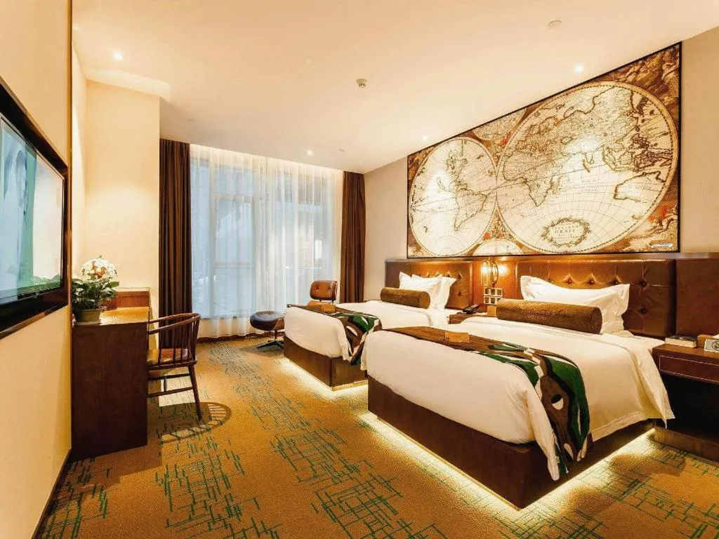 Bed in James Joyce Coffetel Chengdou Wuqing Wanda Plaza