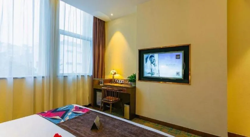 Bed in James Joyce Coffetel Chengdou Wuqing Wanda Plaza