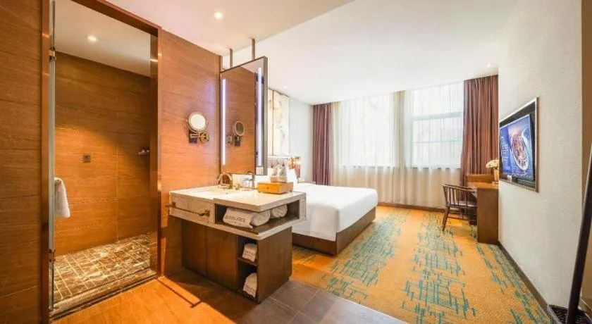 Bed in James Joyce Coffetel Chengdou Wuqing Wanda Plaza