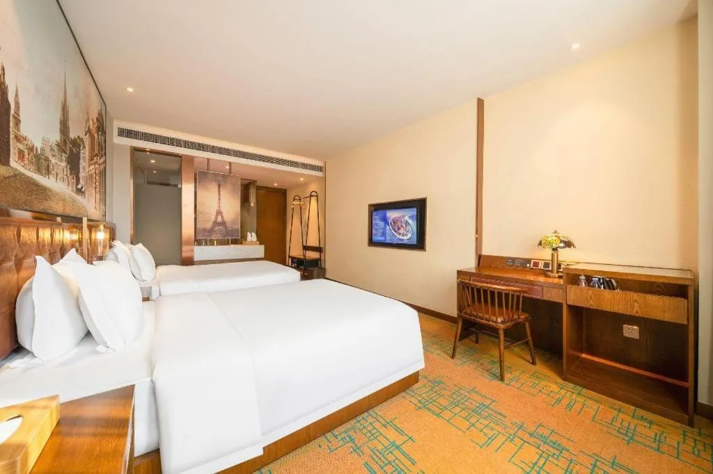 Bed in James Joyce Coffetel Chengdou Wuqing Wanda Plaza