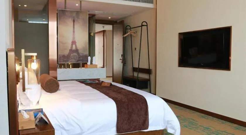 Bed in James Joyce Coffetel Chengdou Wuqing Wanda Plaza