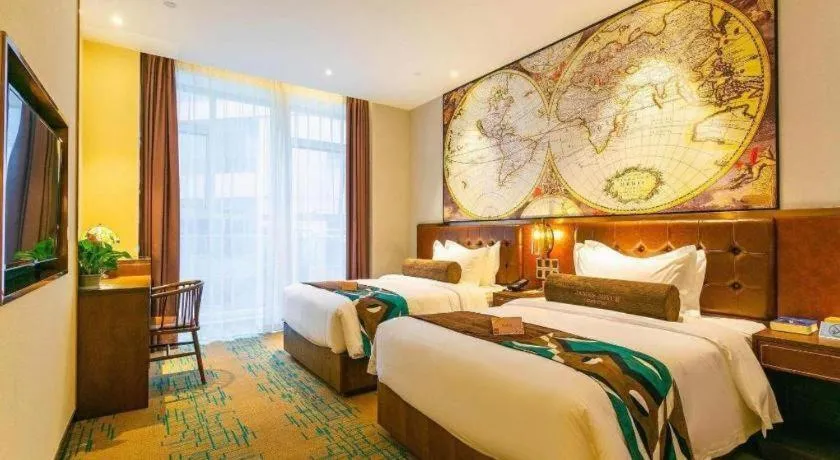 Bed in James Joyce Coffetel Chengdou Wuqing Wanda Plaza