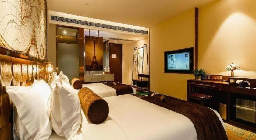 Bed in James Joyce Coffetel Chengdou Wuqing Wanda Plaza