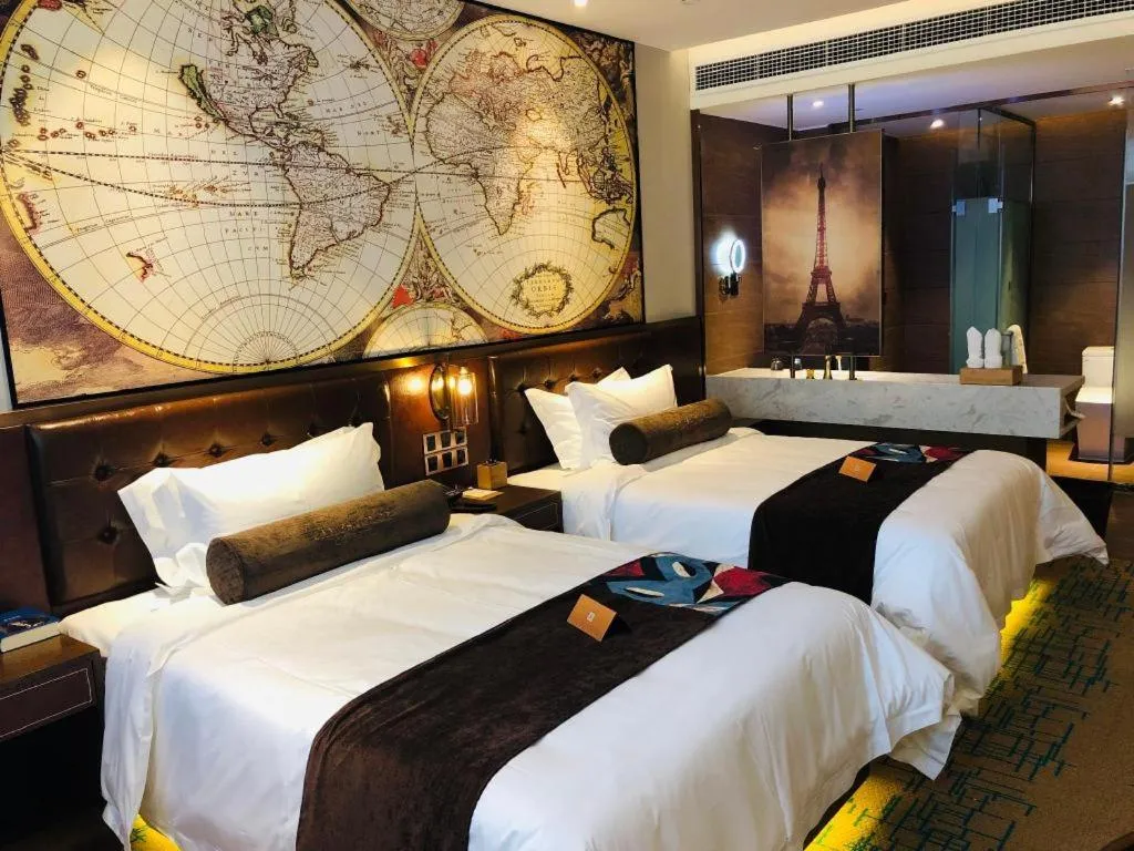 Bed in James Joyce Coffetel Chengdou Wuqing Wanda Plaza