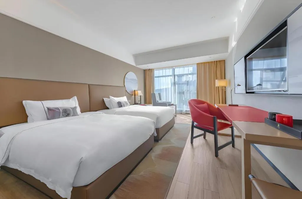 Bed in Echeng Hotel Guiyang Exhibition Center Financial City