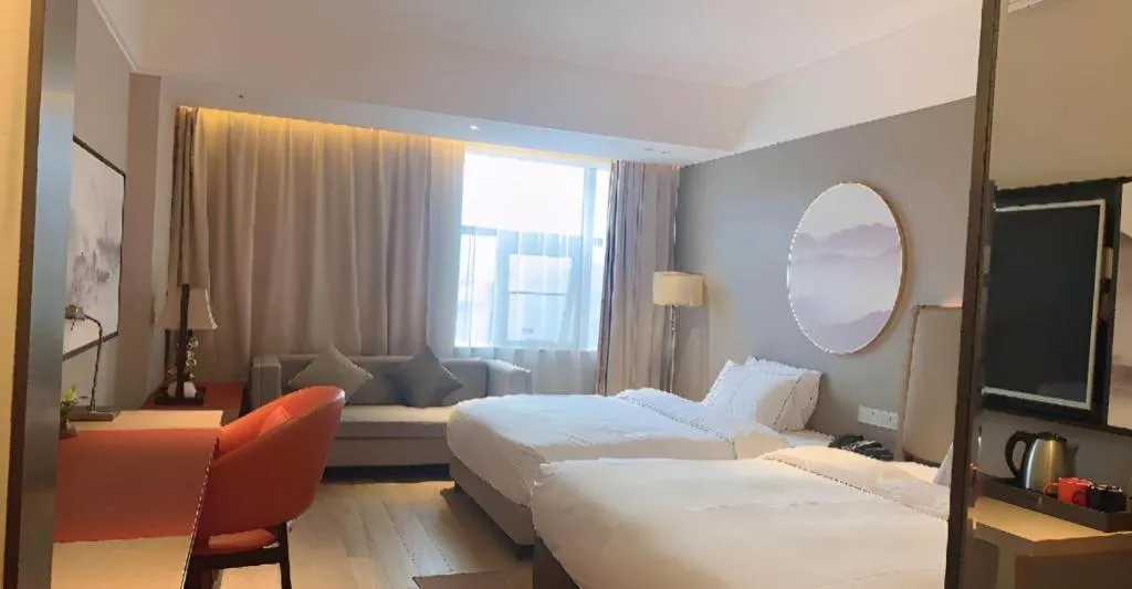 Bed in Echeng Hotel Guiyang Exhibition Center Financial City