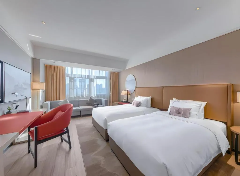 Bed in Echeng Hotel Guiyang Exhibition Center Financial City