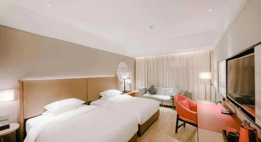 Bed in Echeng Hotel Guiyang Exhibition Center Financial City