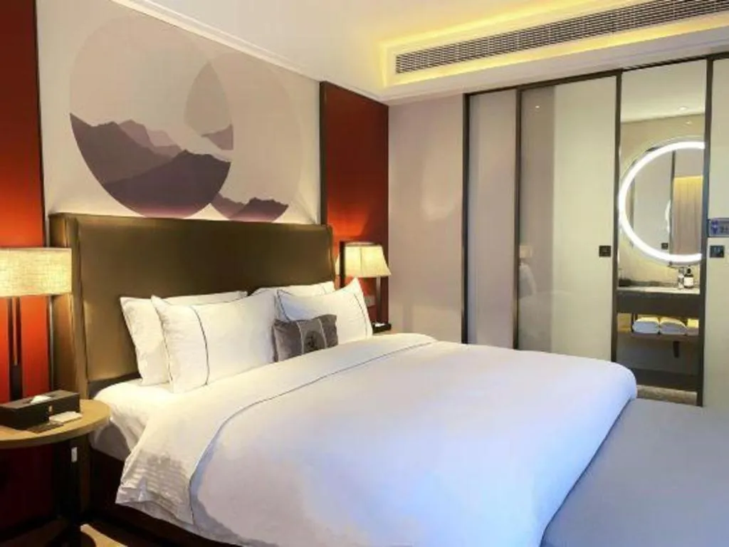 Bed in Echeng Hotel Guiyang Exhibition Center Financial City