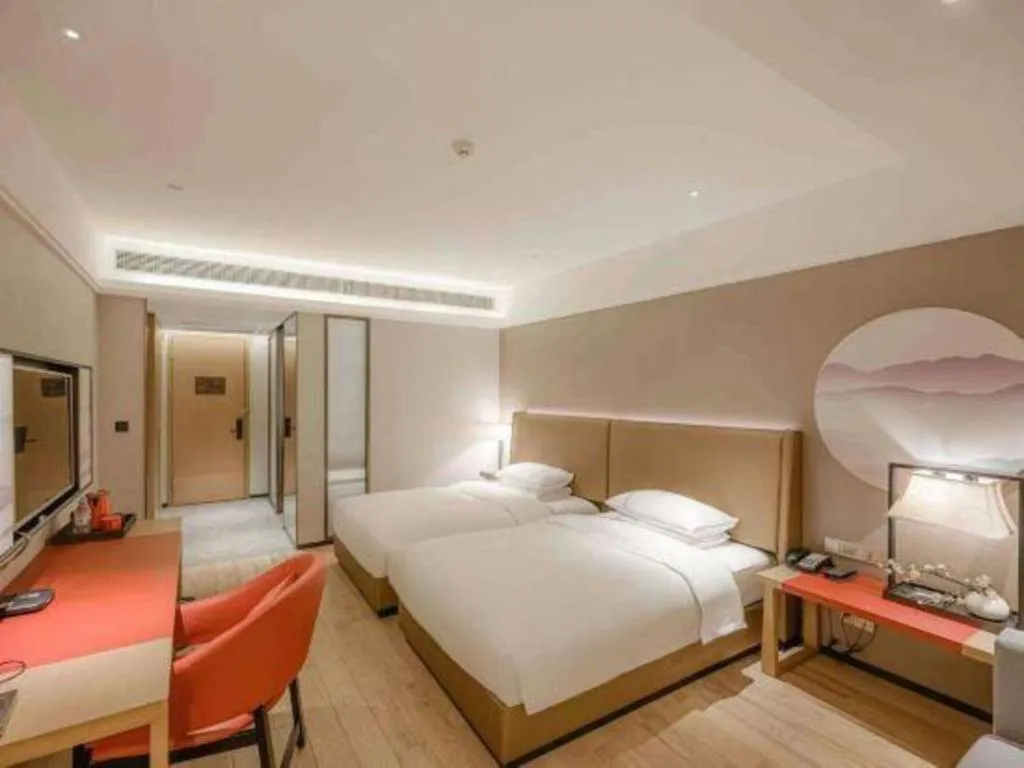 Bed in Echeng Hotel Guiyang Exhibition Center Financial City
