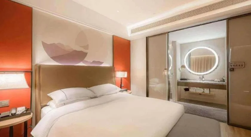 Bed in Echeng Hotel Guiyang Exhibition Center Financial City