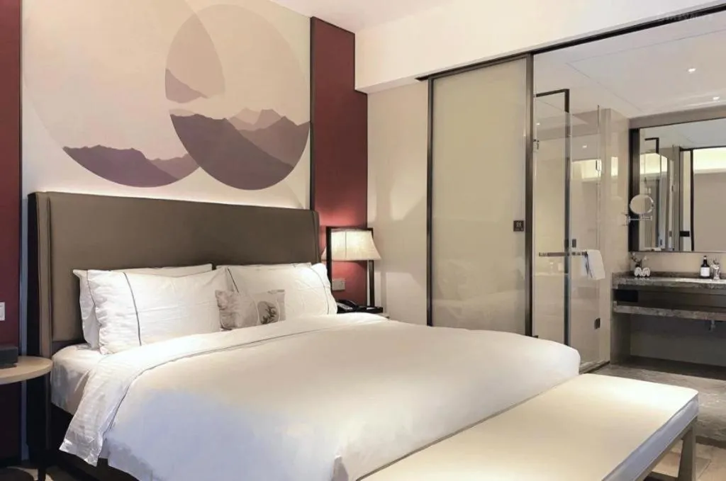 Bed in Echeng Hotel Guiyang Exhibition Center Financial City