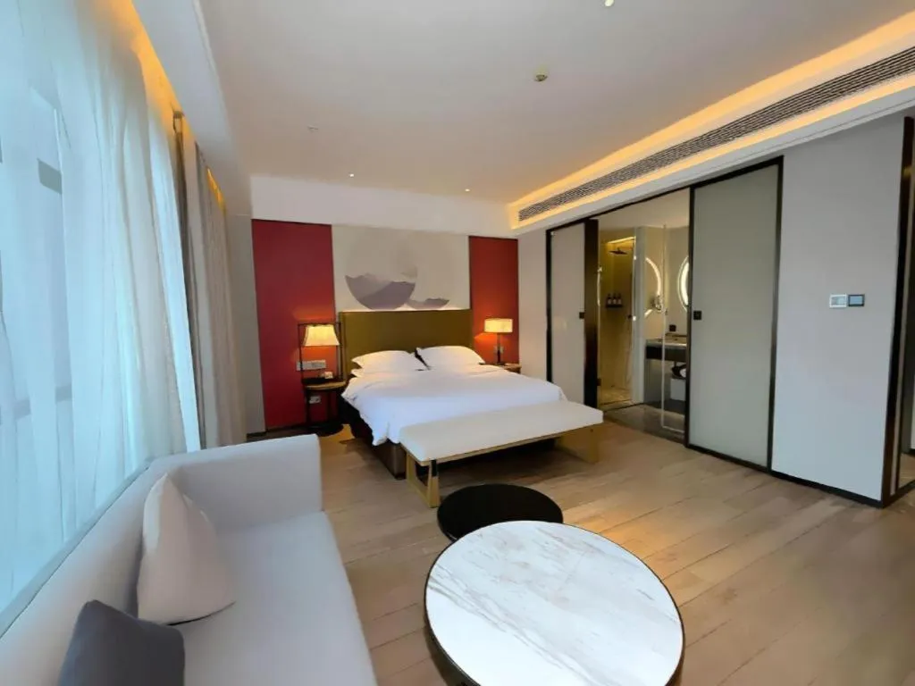 Bed in Echeng Hotel Guiyang Exhibition Center Financial City