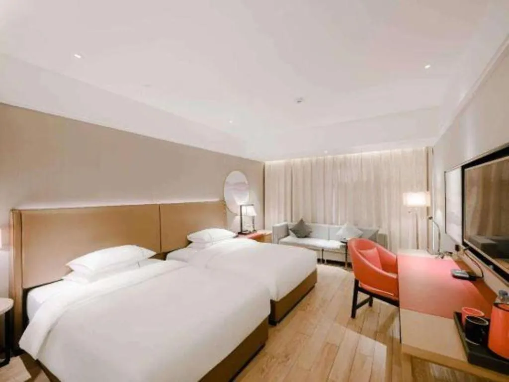 Bed in Echeng Hotel Guiyang Exhibition Center Financial City
