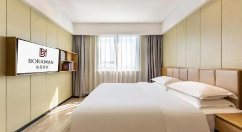 Bed in Borrman Hotel Xiamen Xiang'an Maxiang