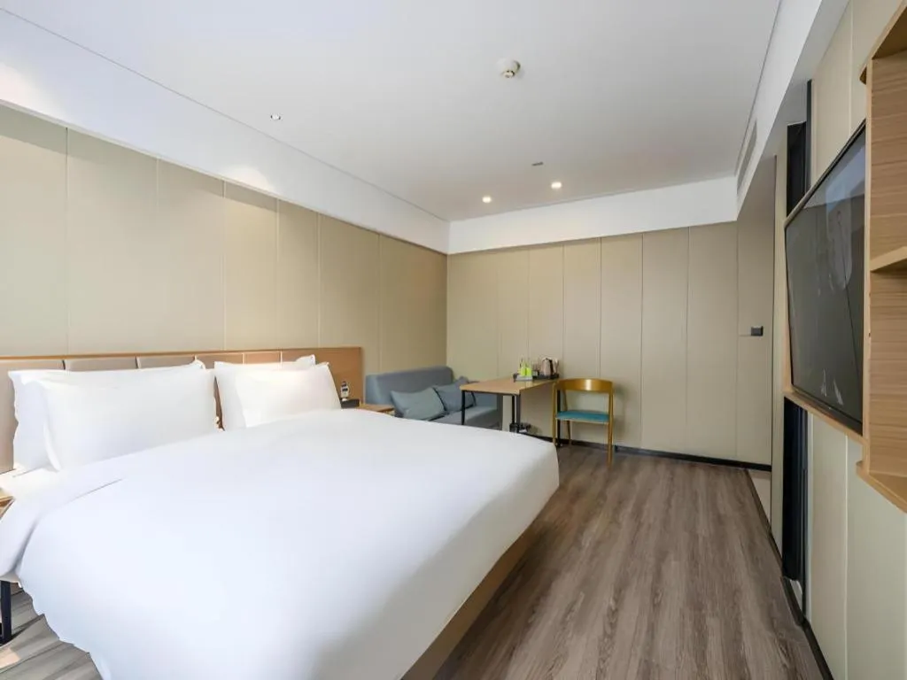 Bed in Borrman Hotel Xiamen Xiang'an Maxiang