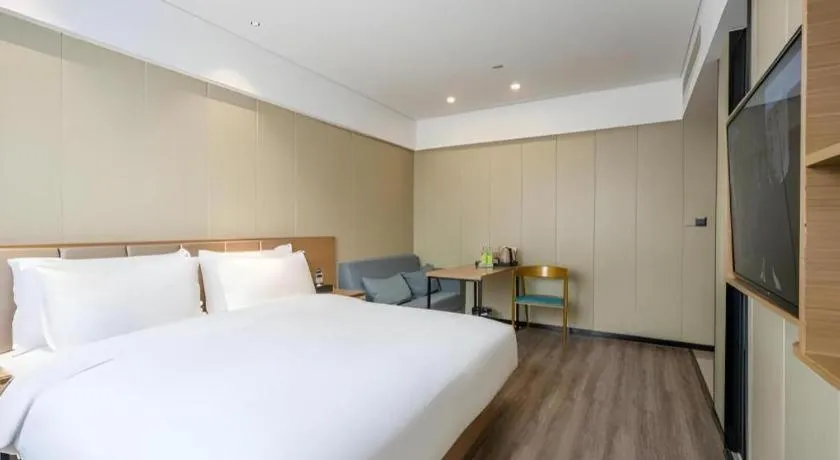 Bed in Borrman Hotel Xiamen Xiang'an Maxiang