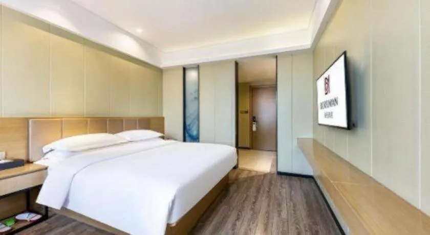 Bed in Borrman Hotel Xiamen Xiang'an Maxiang