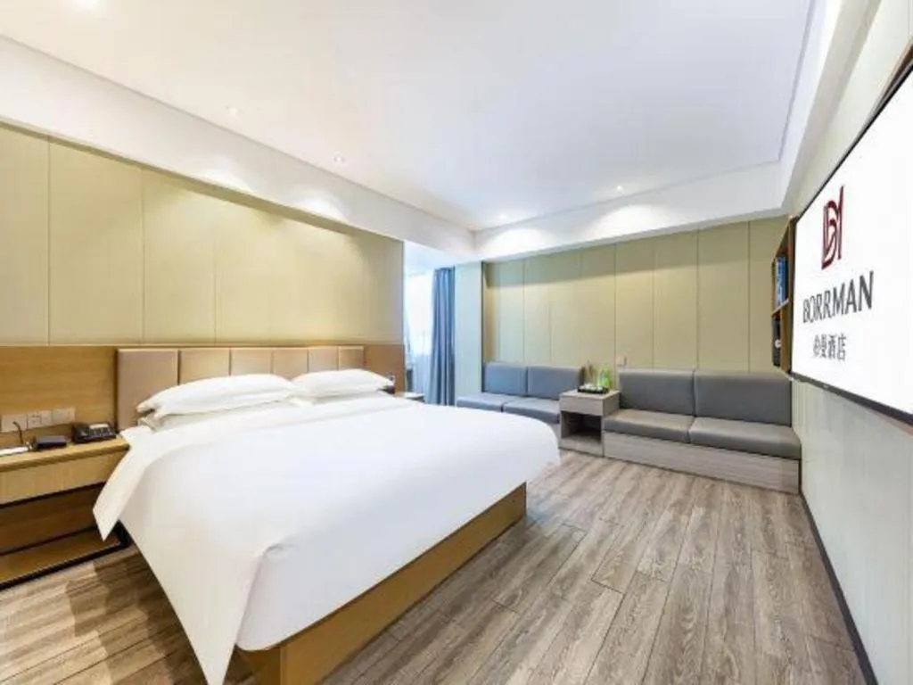 Bed in Borrman Hotel Xiamen Xiang'an Maxiang