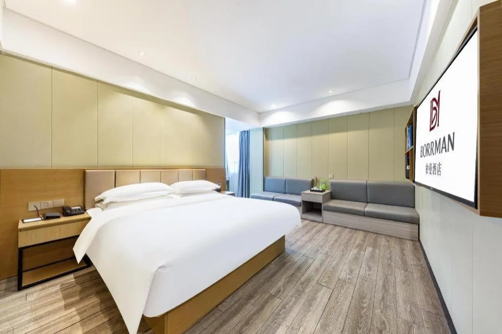 Bed in Borrman Hotel Xiamen Xiang'an Maxiang