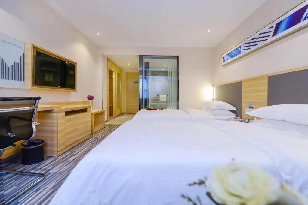 Bed in City Comfort Inn Chengdu Longquanyi District Beijing Road